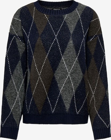 Pullover 'ONLRHOMBUS' di ONLY in grigio: frontale