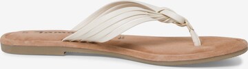 TAMARIS T-Bar Sandals in White