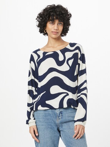 Key Largo Sweatshirt 'BREEZE' in Blau: Vorderseite