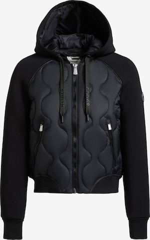 Giacca di mezza stagione 'Malaya' di khujo in nero: frontale