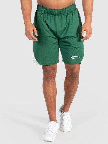 Smilodox Regular Workout Pants 'Maison' in Green: front