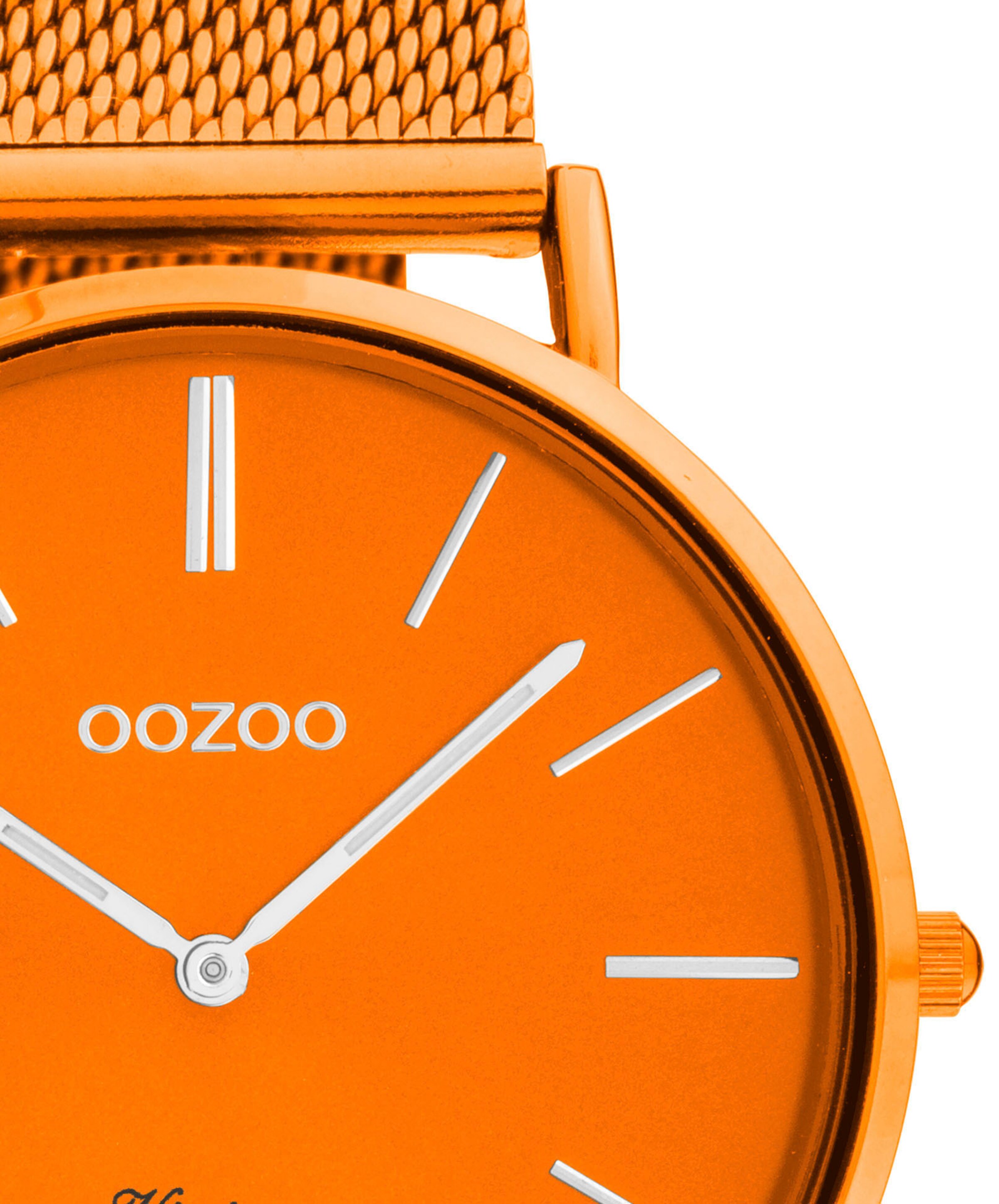 OOZOO Analog Watch in Orange