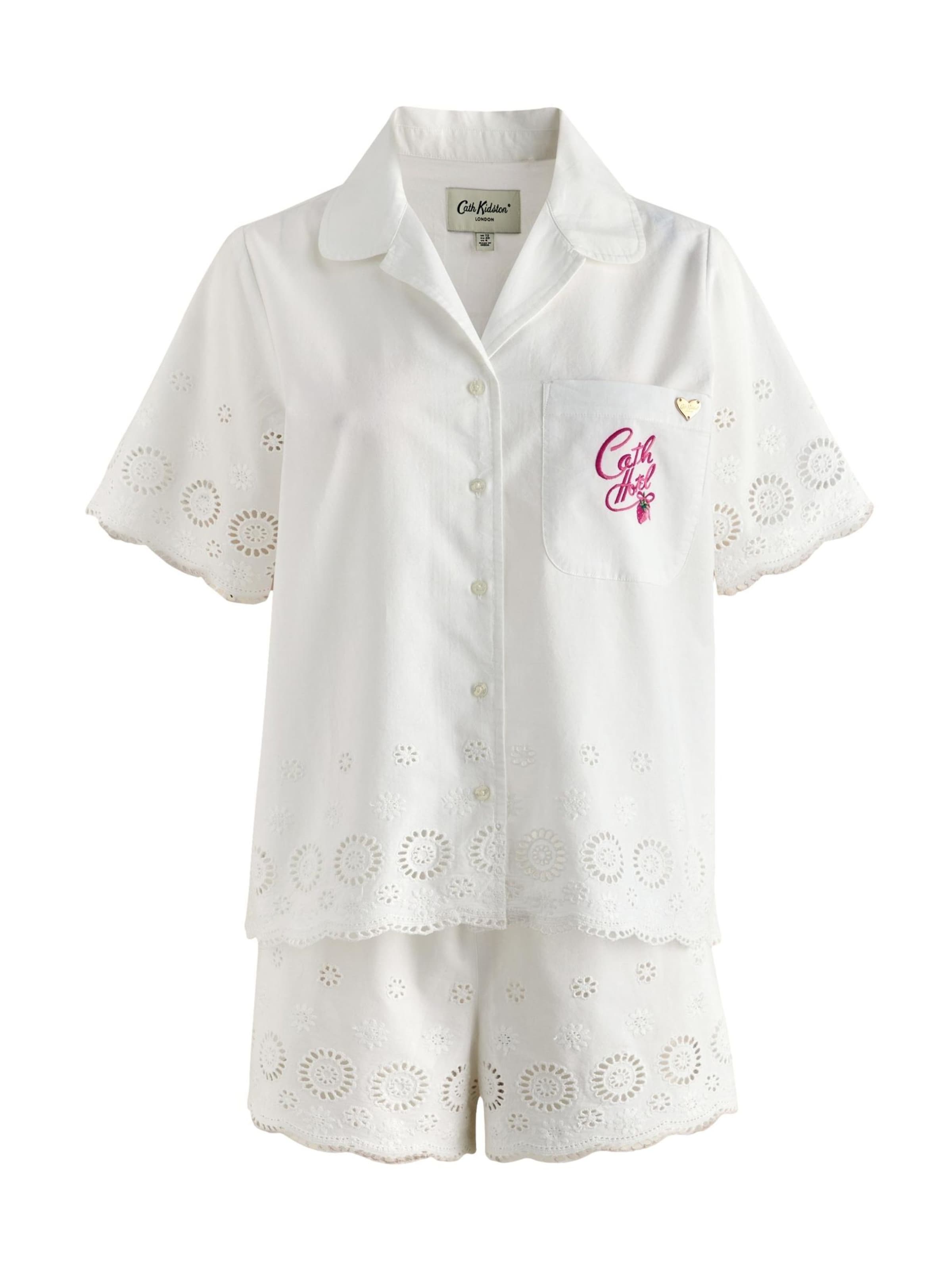 Shorty Cath Kidston en blanc : devant