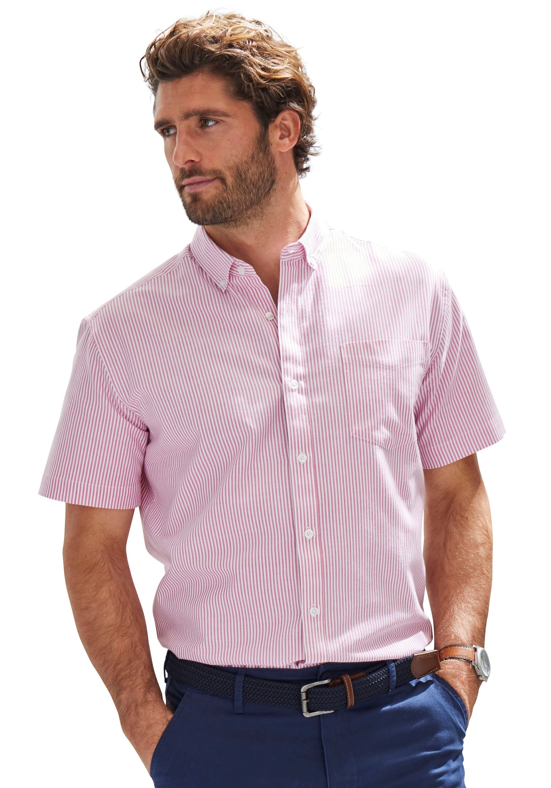 H.I.S Rovný strih Košeľa - Fialová: predná strana