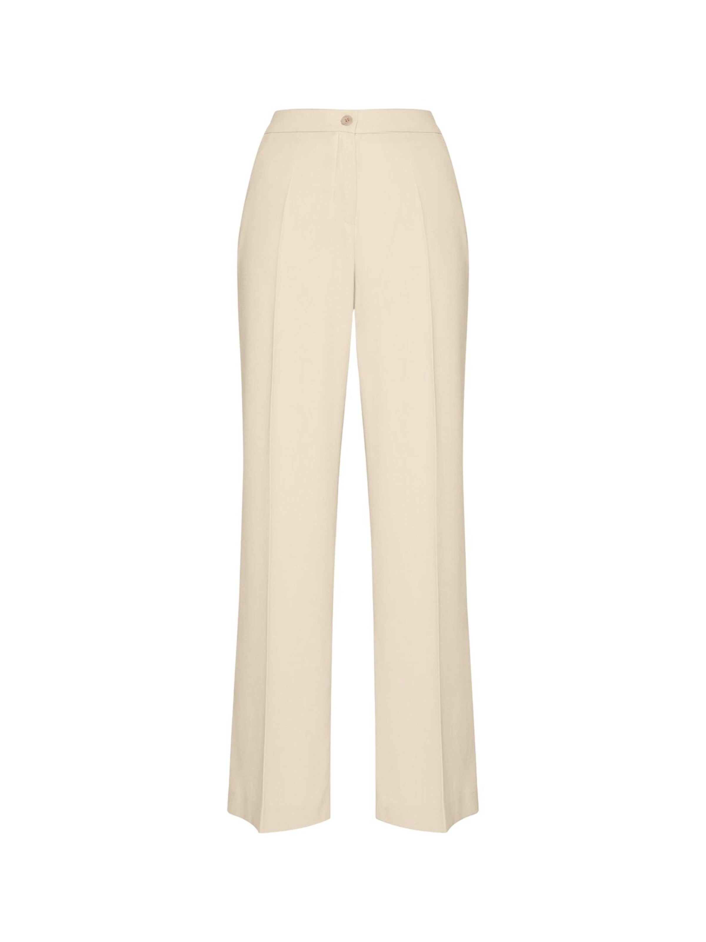 Regular Pantalon Elena Mirò en beige : devant