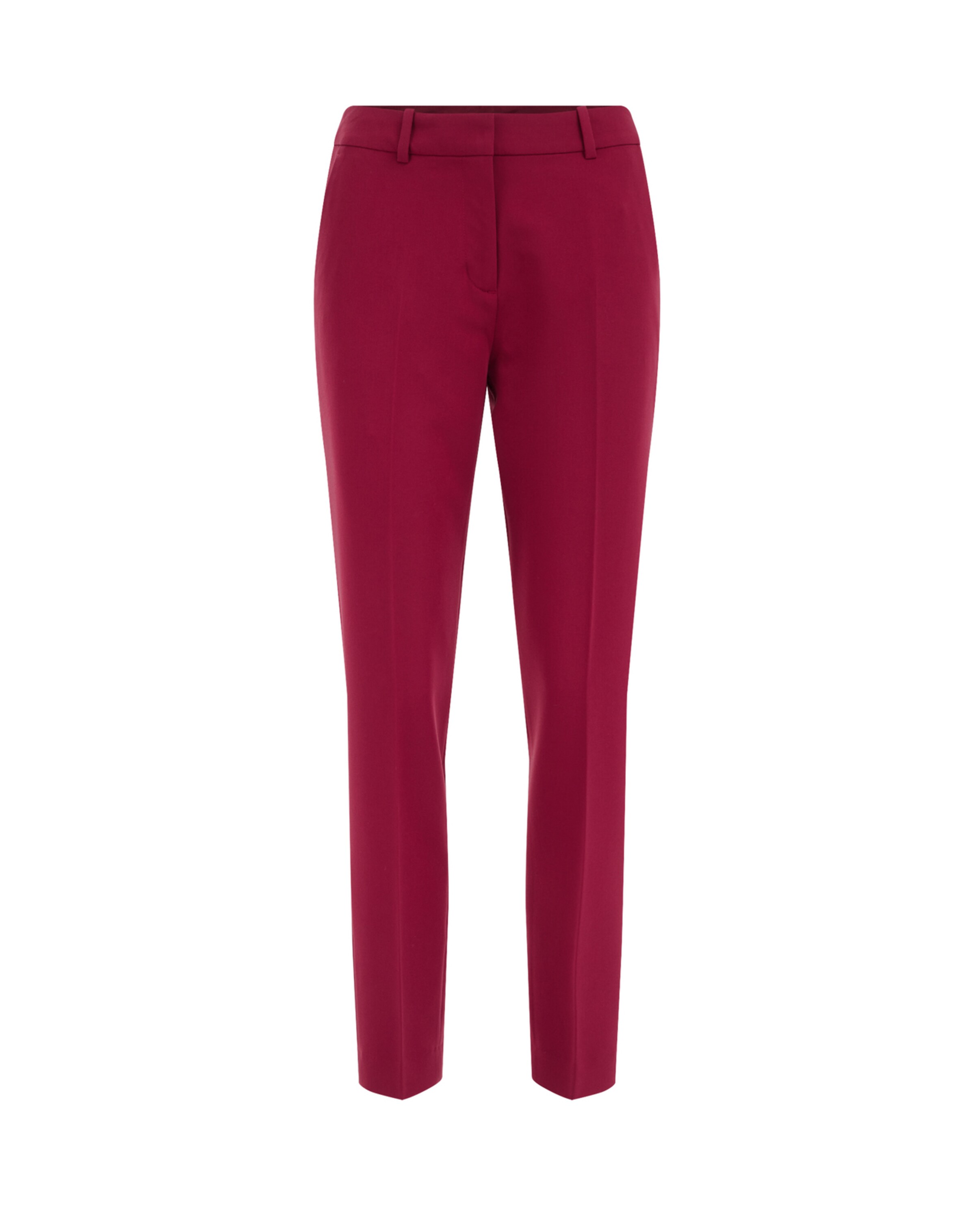 WE Fashion Liibuv Viikidega püksid, värv punane: eest vaates