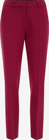 raudona WE Fashion Prigludęs Kelnės su kantu: priekis