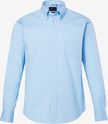 JP1880 Button Up Shirt in Blue: front
