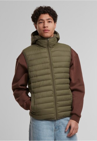Urban Classics Bodywarmer in Bruin: voorkant