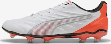 Chaussure de foot 'King Pro' PUMA en blanc : devant