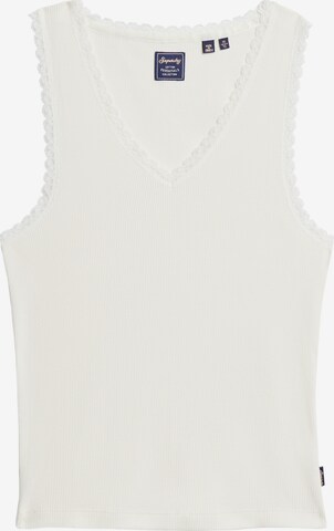 Top di Superdry in bianco: frontale