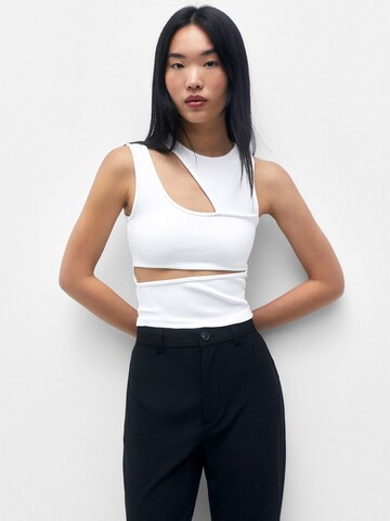 Pull&Bear Top in White: front