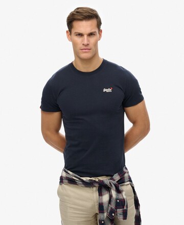T-Shirt 'Essential' Superdry en bleu