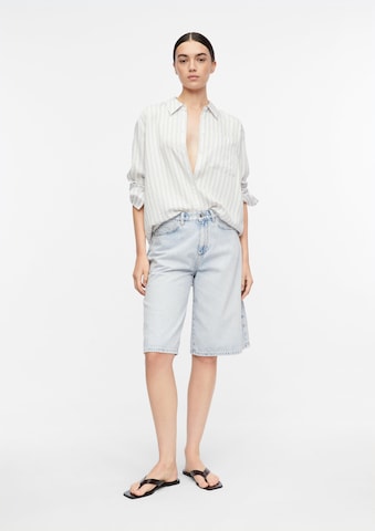 Wide Leg Jean COMMA en bleu : devant