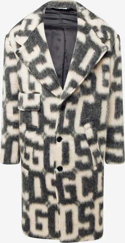 GCDS Демисезонное пальто в Серый: спереди