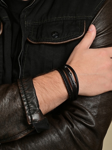 Akzent Bracelet 'Riven, langlebig' in Black: front