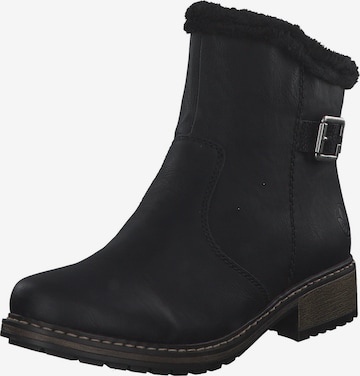 Bottines Rieker en noir : devant