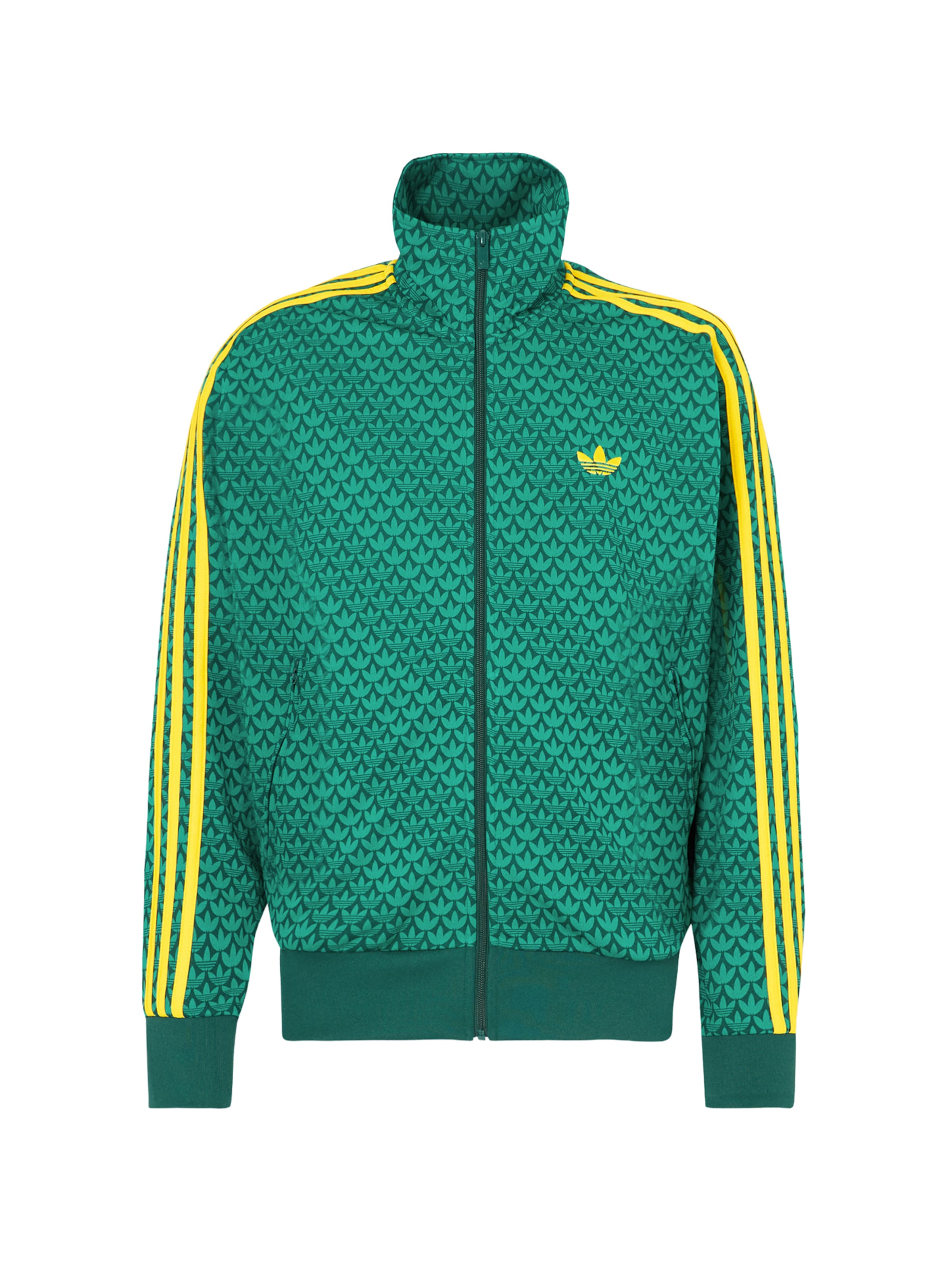 ADIDAS ORIGINALS Кофта на молнии 'FIREBIRD' в Зеленый: спереди