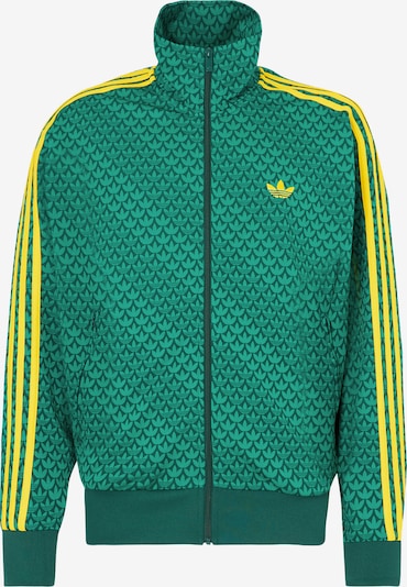 ADIDAS ORIGINALS Collegetakki 'FIREBIRD' koossa S värissä keltainen / vihreä / tummanvihreä, Tuotenäkymä