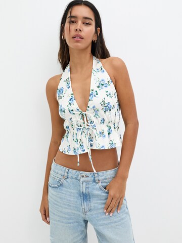 Top di Pull&Bear in bianco: frontale