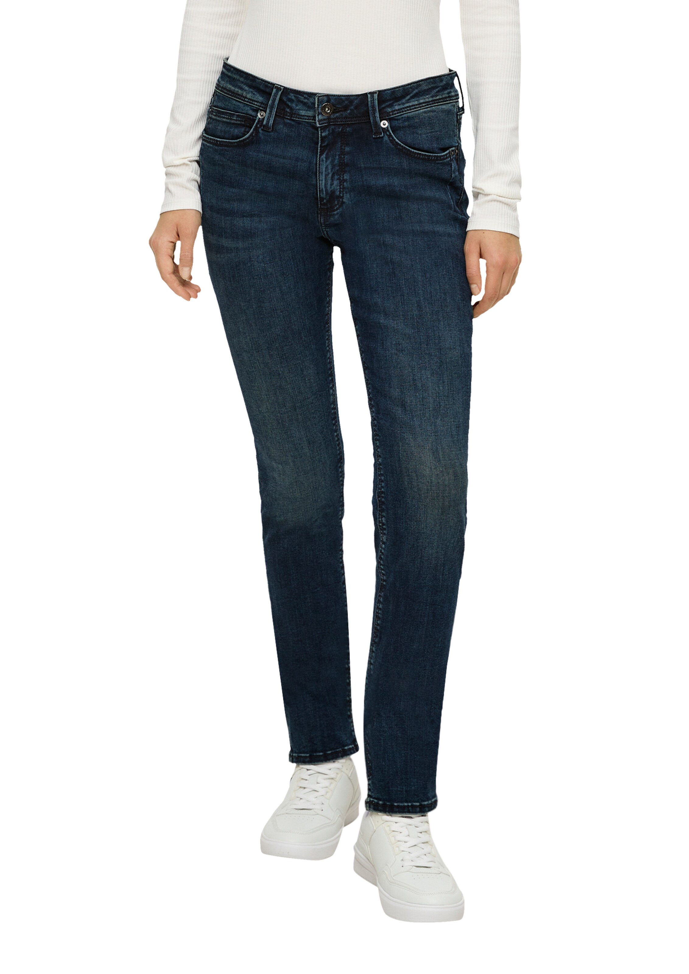 QS Skinny Jeans 'Sadie' in Blue: front