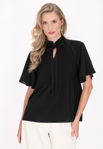 DreiMaster Klassik Блузка 'Classic Look' в Черный: спереди