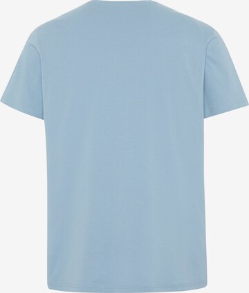 Detto Fatto Unisex T-Shirt ' mit Print-Botschaft ' in Blau