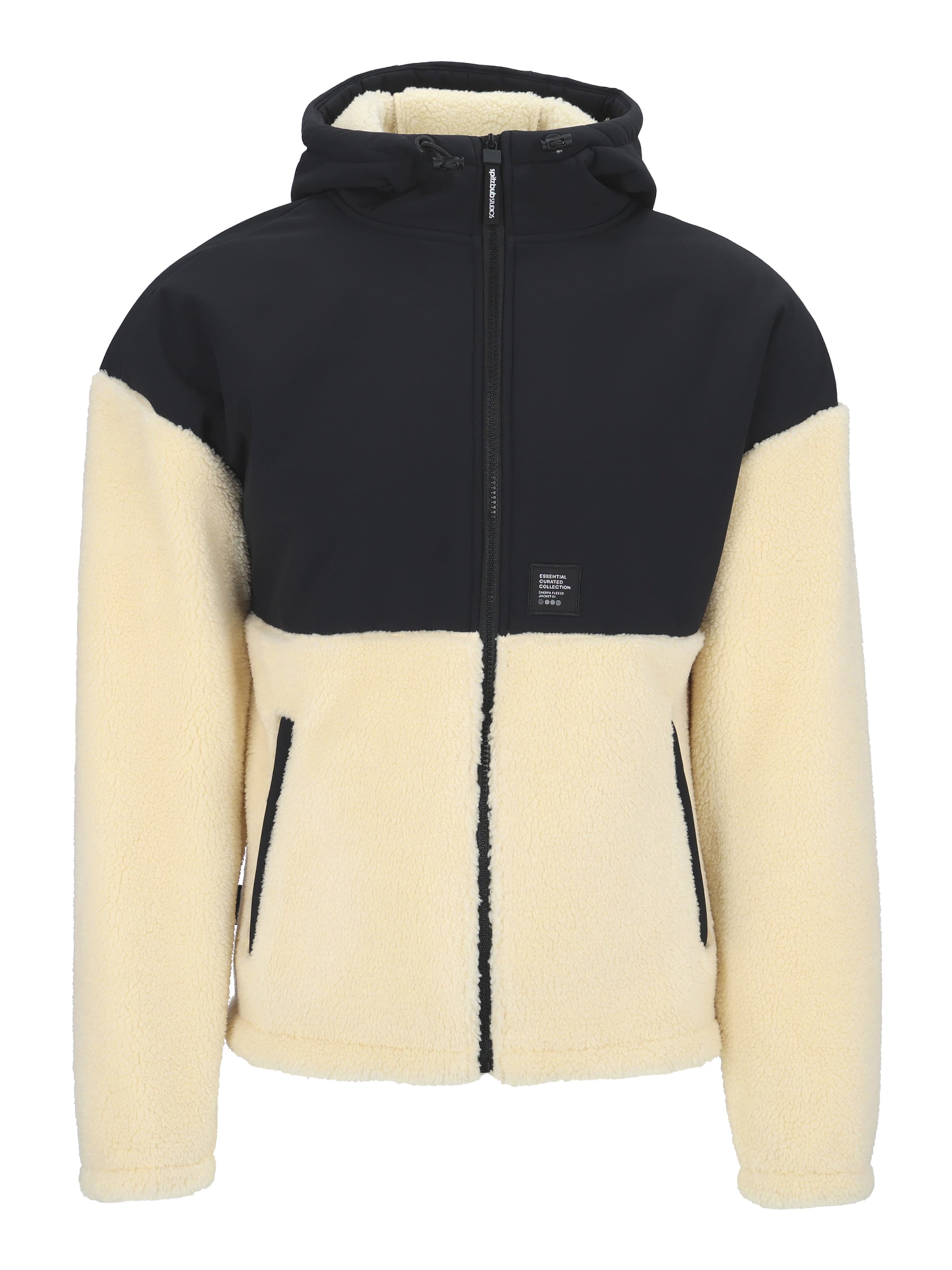 SPITZBUB Fleecejacke in Beige: Vorderseite