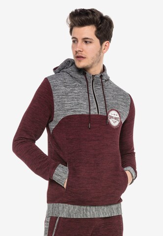 CIPO & BAXX Kapuzensweater in Rot