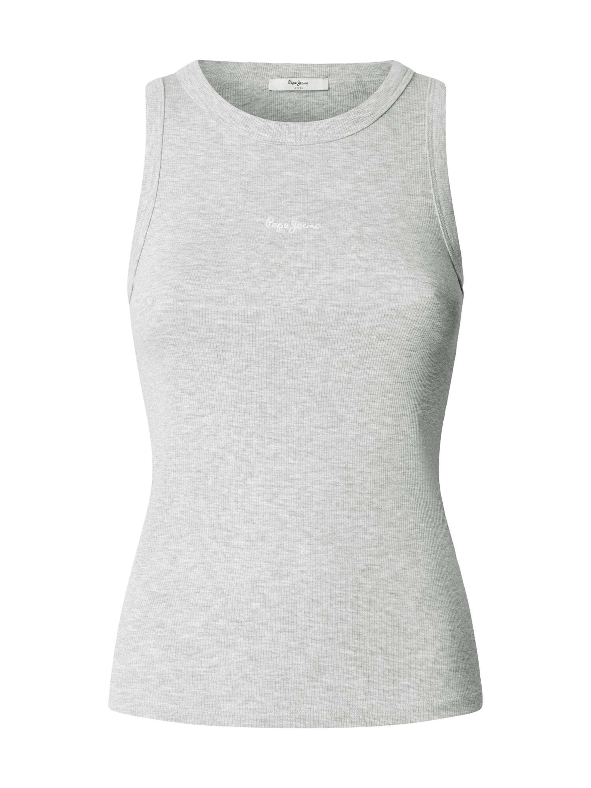 Pepe Jeans - Top 'Brenda' en gris: frente