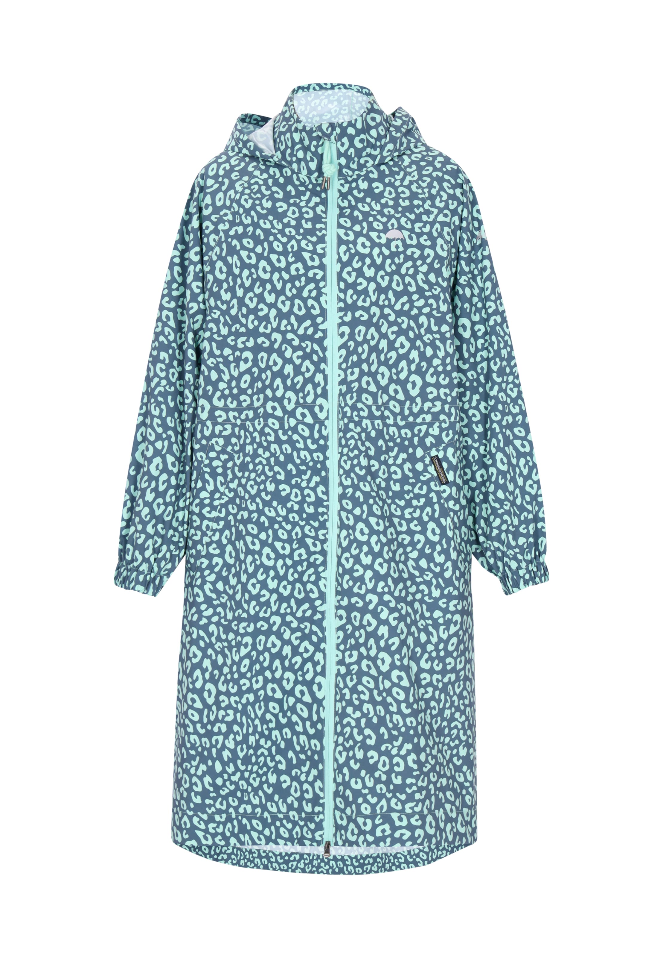 Schmuddelwedda Functionele mantel in Blauw: voorkant