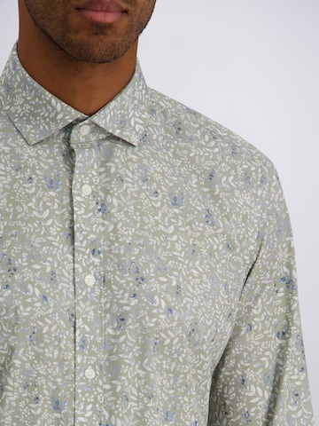 Coupe regular Chemise PIERRE CARDIN en vert