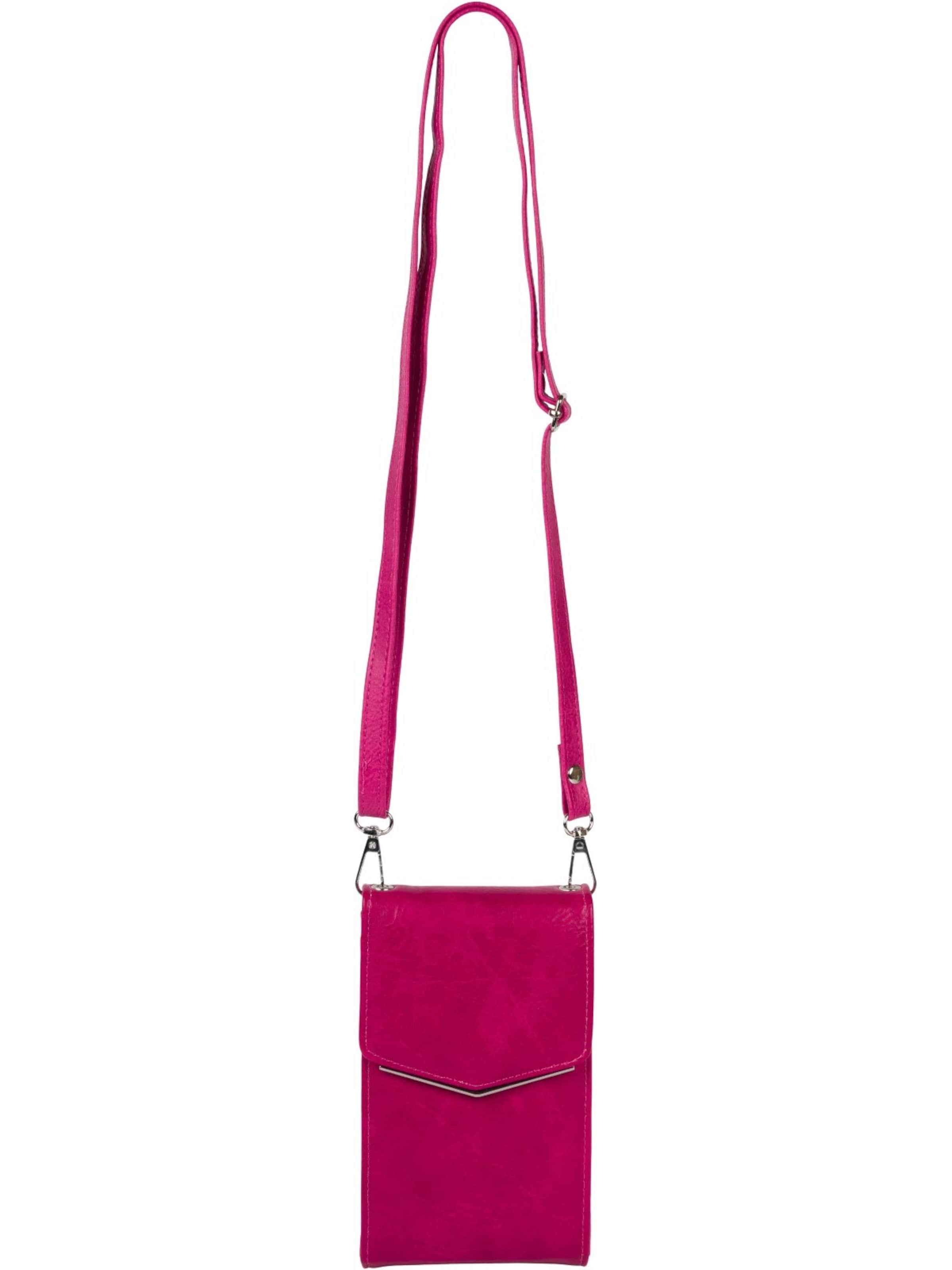 styleBREAKER Umhängetasche 'Mini Handy Umhängetasche'‌‌‌‌ in Pink: Vorderseite