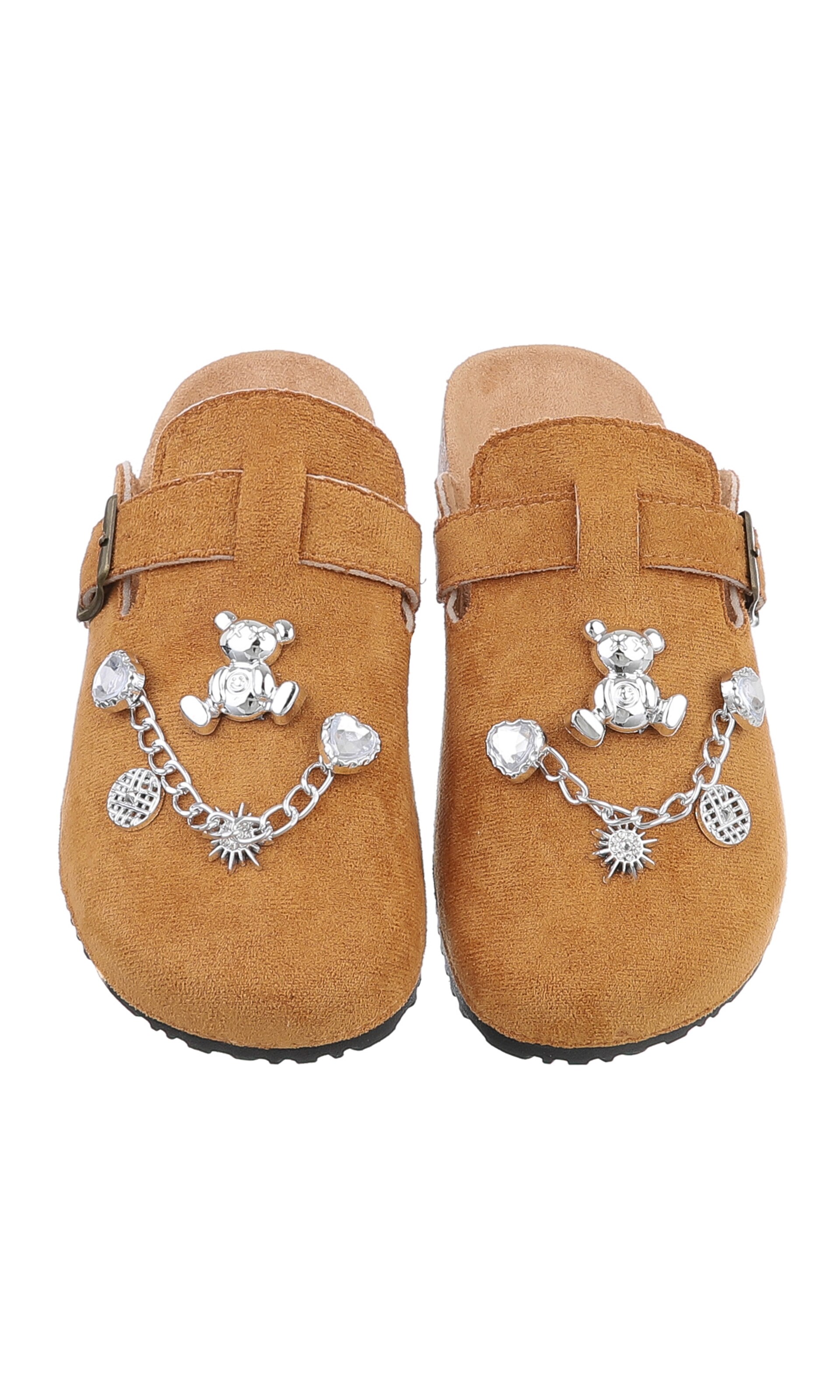 Ital-Design Pantolette in Braun