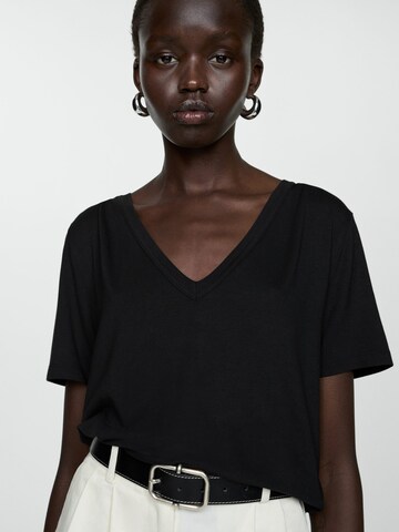 MANGO Shirt 'VISPI' in Black