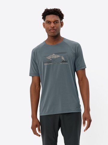 VAUDE Performance shirt 'Gleann II' in Grey: front