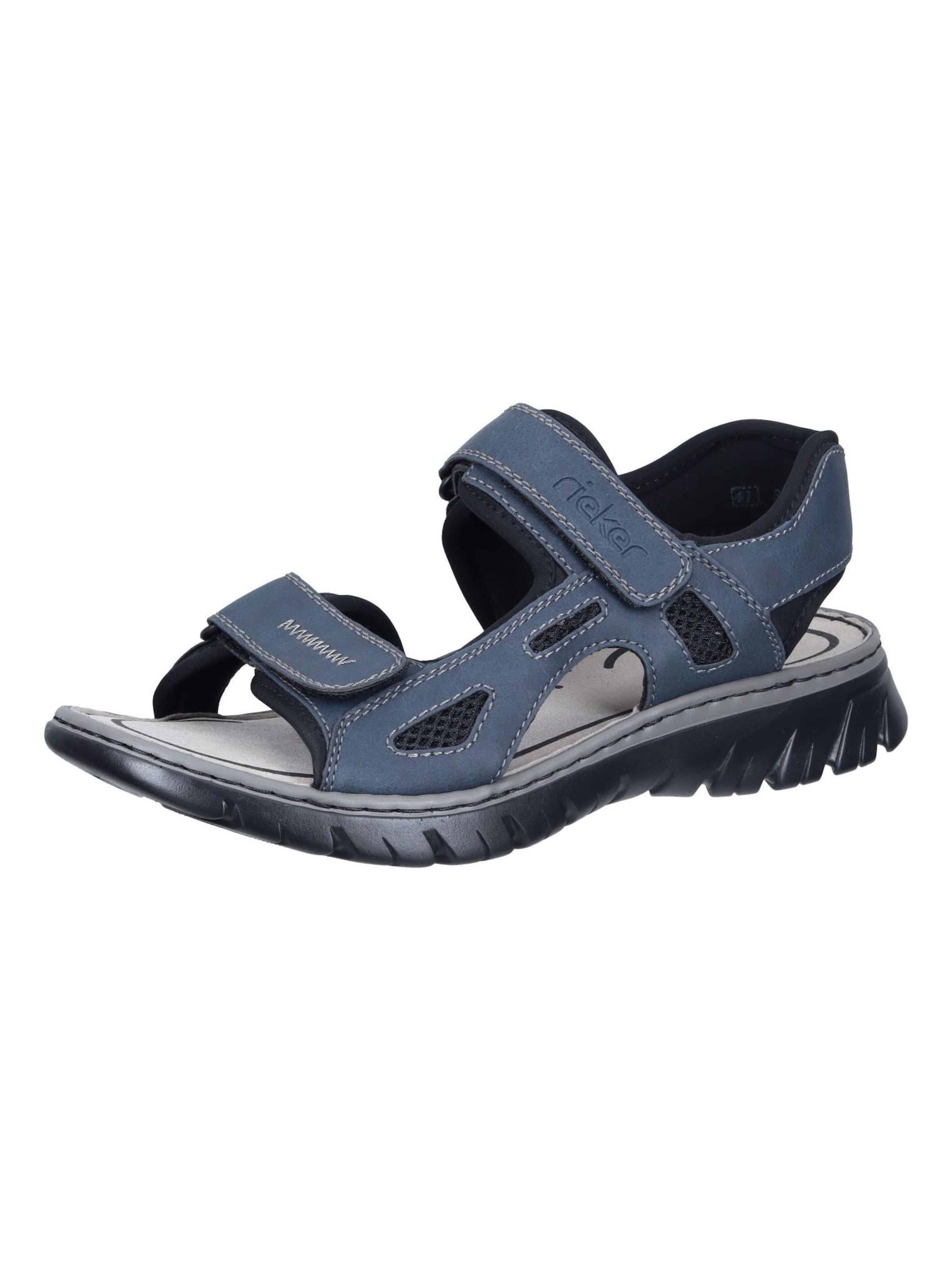 Rieker Sandals in Blue: front