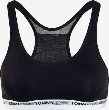 Bustier Soutien-gorge Tommy Jeans en noir : devant