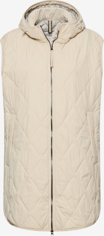 CAMEL ACTIVE Lange Weste mit Kapuze in Beige: Vorderseite