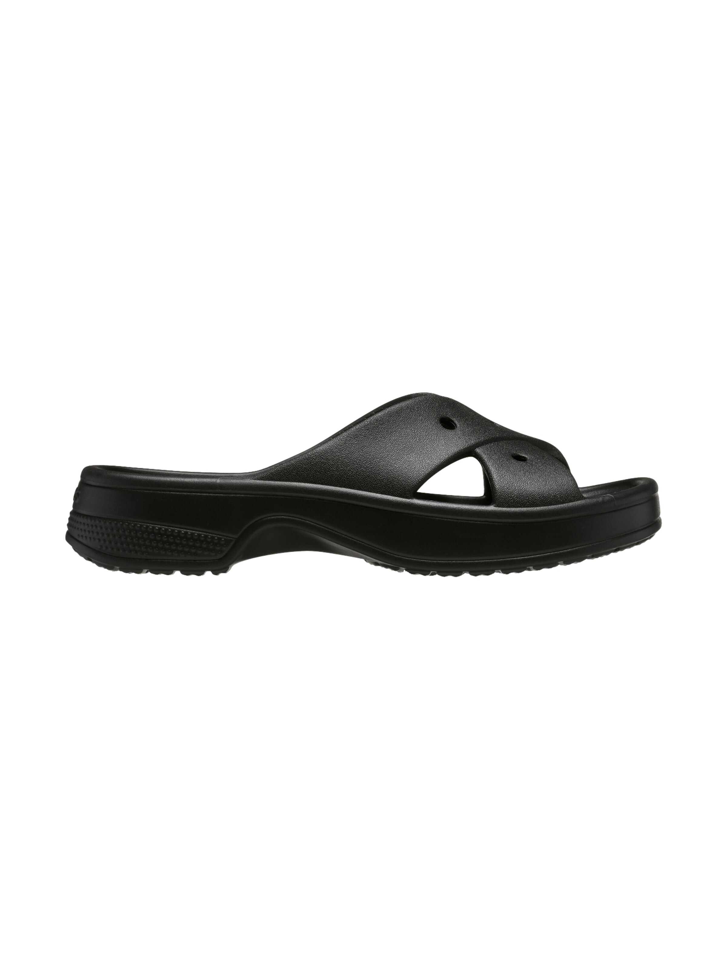 Crocs Sandal 'Cross-Strap-Sandalen zum Hineinschlüpfen' in Black