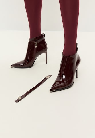 Bottines CESARE GASPARI en rouge
