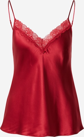 Chemise de nuit 'Milky Caraco' ETAM en rouge : devant