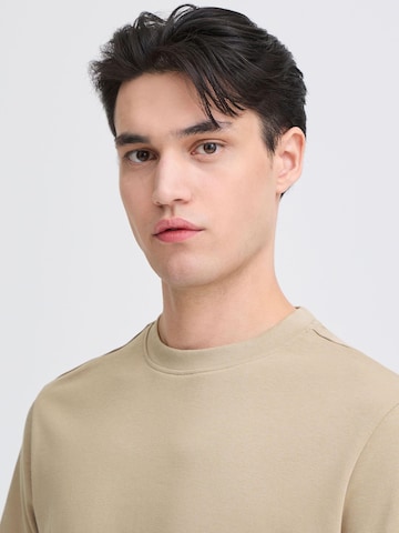 Casual Friday Rundhalsshirt ' CFNilo ' in Beige