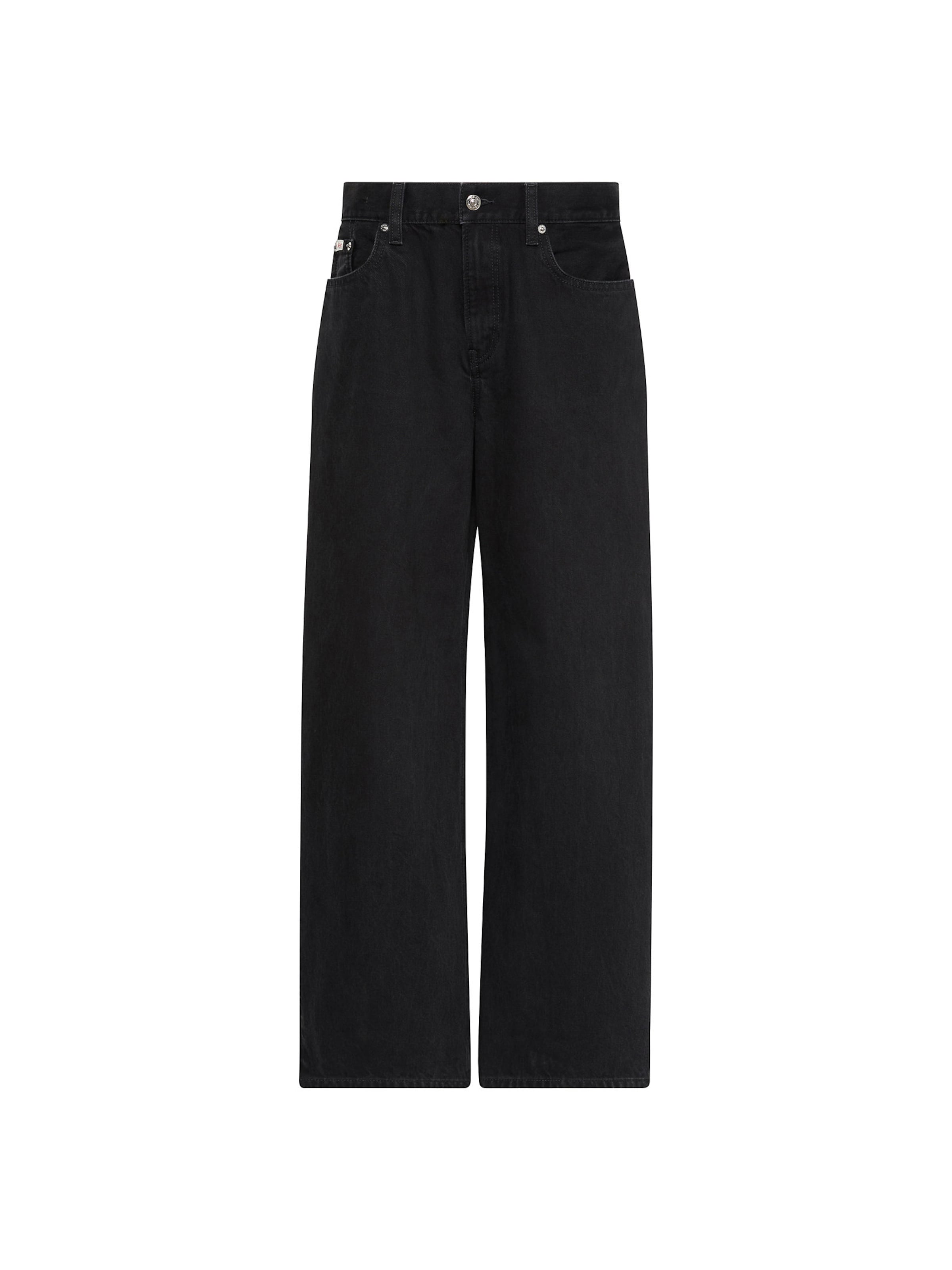 Baggy Jean Calvin Klein Jeans en noir : devant