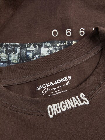 JACK & JONES T-Shirt 'RAMI' in Braun