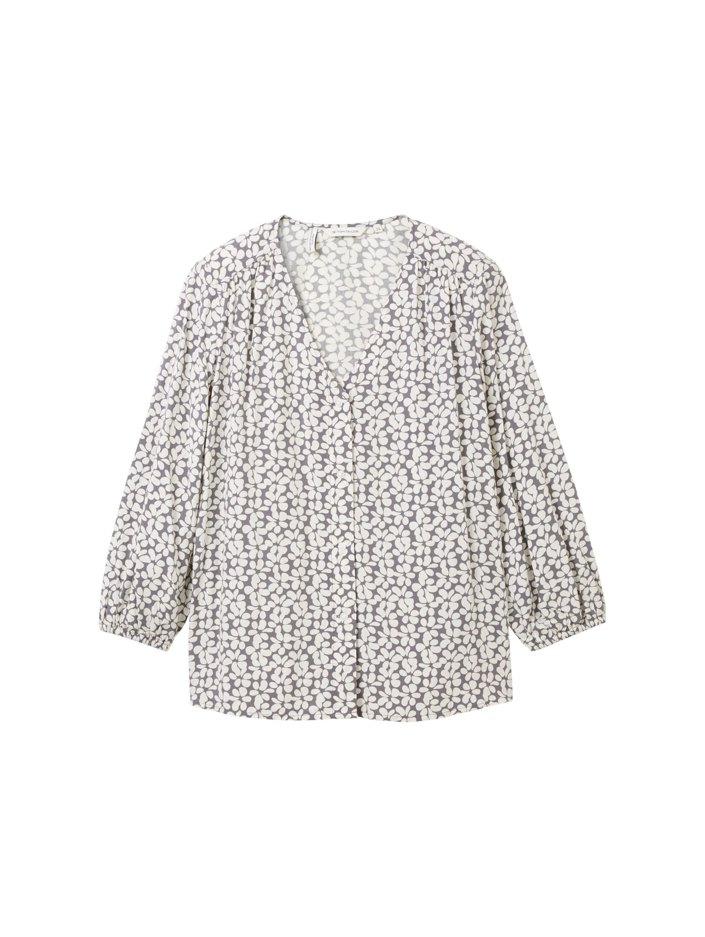 TOM TAILOR Bluza | siva barva: sprednja stran