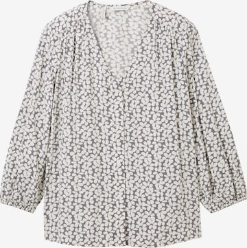 TOM TAILOR Blouse in Grijs: voorkant