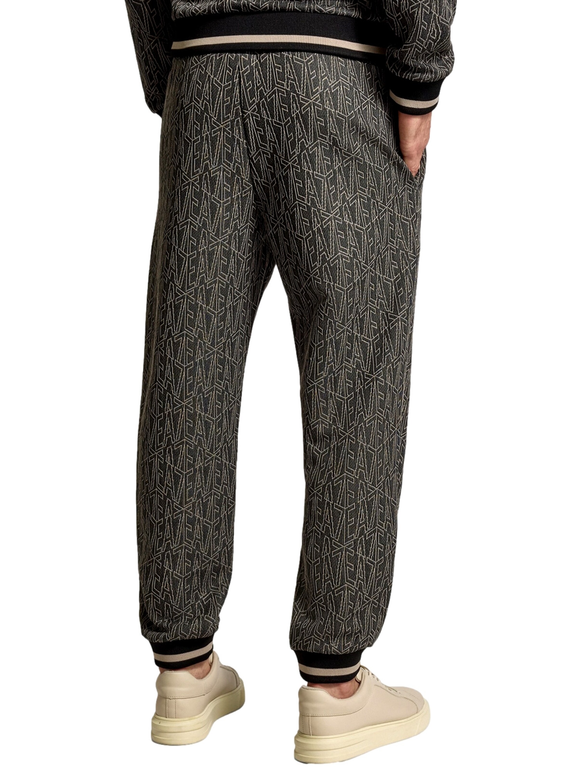 EA7 Emporio Armani Tapered Trousers in Black