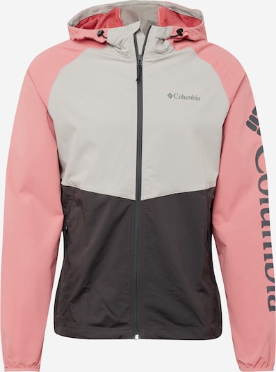 COLUMBIA Outdoor jacket 'Panther Creek' in Grey / Anthracite / Pink, Item view