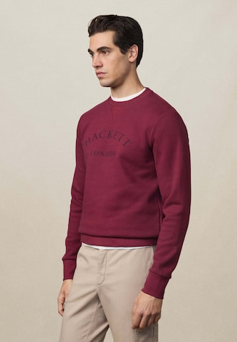 Hackett London Sweatshirt 'Heritage Ess' in Rot